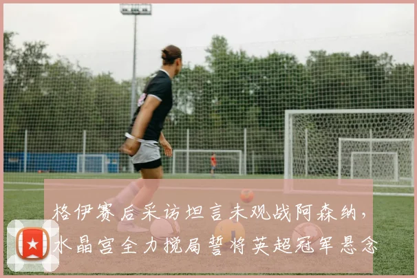 格伊赛后采访坦言未观战阿森纳，水晶宫全力搅局誓将英超冠军悬念保留至末轮
